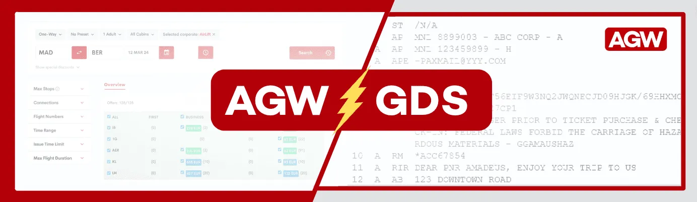 NDC via AirGateway vs. NDC via GDS comparison