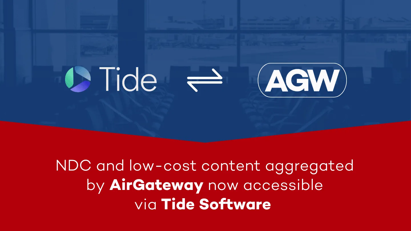 AirGateway and Tide Software Partner to Bring Comprehensive NDC Content to the Belgian Travel Market and beyond