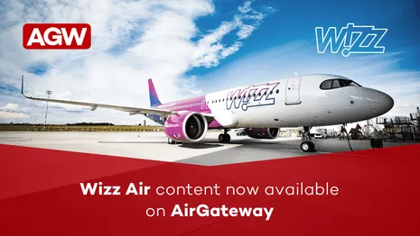 Wizz Air content now available on AirGateway, facilitated by Kyte